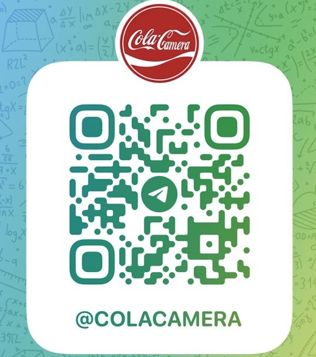 Telegram @ColaCamera 官方二维码